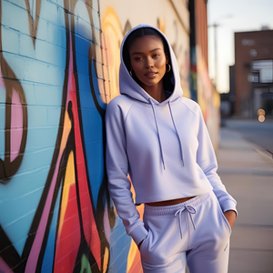 Conjunto de Sudadera con Capucha y Pantalones de Felpa con Estampado Digital Bordado, Suave y Cómodo para Invierno, Ideal para Looks Relajados e Informales - Product Image 3