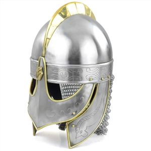 Battle Ready Viking Vendel Helm Spectacle Casco Cota de malla - Product Image 5