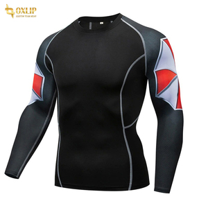 Rashguard de compression long en Spandex respirant pour homme, sur mesure, haute qualité, best-seller, vente en gros, personnalisable par sublimation, collection 2022 - Product Image 5