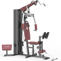 Station multifonction professionnelle pour la maison : équipement de musculation avec poulie à câble pour l'entraînement de la force et la musculation pectorale