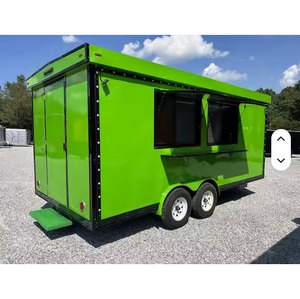 Rimorchio per Catering in Fibra di Vetro Personalizzato - Rimorchi per Food Truck Mobili Certificati CE > Rimorchi Commerciali per Camion - Product Image 3