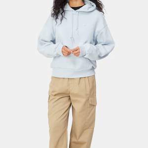 2023 mujeres pulóver Streetwear Sudadera con capucha logotipo personalizado de talla grande sudaderas con capucha de mujer Unisex 100% algodón hombro caído - Product Image 1