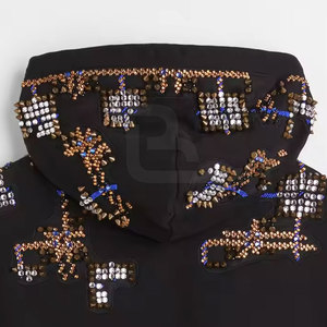 Sudaderas con Pedrería para Hombre, Diseño Nuevo y de Alta Calidad, Básicas, Transpirables, MOQ Bajo - Product Image 3
