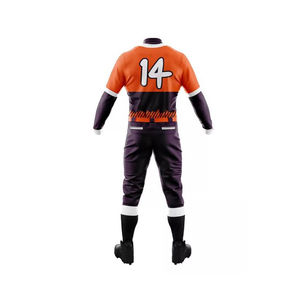 Conjunto de uniformes de béisbol, ropa de equipo, diseño personalizado, nombre del equipo y nombre del jugador, la mejor calidad, secado rápido, anticontracción, precio barato - Product Image 3