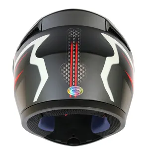 Casque de moto intégral rabattable de haute qualité, casques de moto de sécurité de course hors route avec Bluetooth