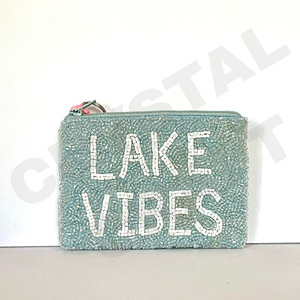 Portefeuille pochette à monnaie en perles de rocaille personnalisé au design léopard rose beau porte-monnaie avec des caractéristiques d'accessoires à la mode - Product Image 6