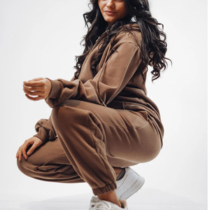 Femmes 100% coton Gym Sport survêtement haute qualité ensemble de mode personnalisé nouveauté vente en gros Fitness vêtements pour femmes - Product Image 3