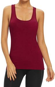 Señoras Verano Tops Activewear Deportes Yoga Gimnasio Correr Top Entrenamiento Camiseta sin mangas para mujeres - Product Image 5