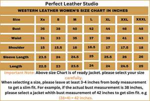 Chaqueta de Estilo Occidental para Mujer de Primera Calidad, Abrigo de Cuero Genuino para Otoño e Invierno, Relleno de Algodón, con Rayas - Product Image 5