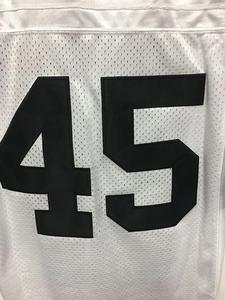 เสื้อเจอร์ซีย์อเมริกันฟุตบอลงานปักสีขาวใส่ทำงาน - Product Image 5