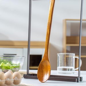 ช้อนเสิร์ฟซุปชาไม้แบบดั้งเดิมสำหรับห้องครัวที่บ้านช้อนเสิร์ฟซุปชาไม้แท้สำหรับทำอาหารจากธรรมชาติและปลอดภัย - Product Image 1