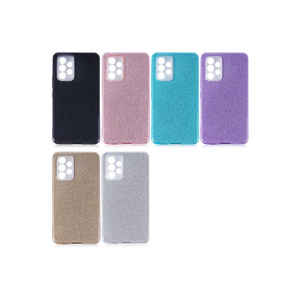 Étui de protection en silicone fin de luxe violet pour Samsung Galaxy A73 A53 A8 Plus A7 Plus - Coque arrière brillante - Product Image 3