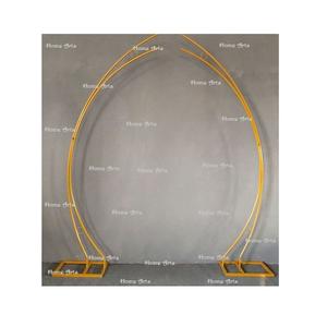 ฉากหลังเหล็กคุณภาพระดับพรีเมี่ยมฉากหลังทรงกลมขนาดพิเศษสำหรับใช้เป็นฉากหลังพิธีหมั้น - Product Image 2