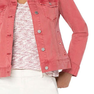 Chaqueta Vaquera de Lona para Mujer Hecha a Medida, Ecológica, Transpirable, con Relleno de Algodón, Precio al por Mayor, Estilo Perfecto - Product Image 5