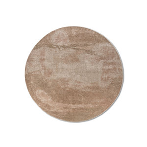 Uvenuti Solid Color Beige & <b>Brown</b> Hand Knotted <b>Wool</b> & Bamboo Silk Rug for Home-LRB-1810 - Product Image 1