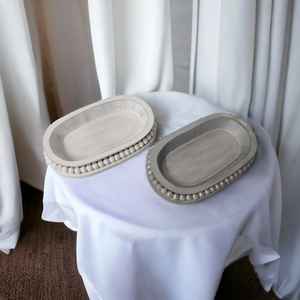 Cuenco de madera de mango de lujo moderno, candelabros de cuentas rellenos de cera navideños ecológicos hechos a mano de alta calidad para granja - Product Image 1