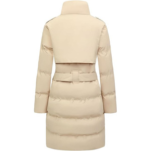 Veste d'hiver matelassée pour femme, tendance et moderne, coupe classique, tissu respirant, coupe-vent, isolée, séchage rapide - Product Image 2