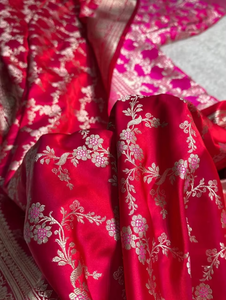Customizable Women Handloom Drapes Mashru Silk <b>Saree</b> Stylish Traditional Border Soft Sun Protection Quick Dry Party Wear - Product Image 5