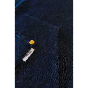 Tablier de barbecue en jean durable Detroit Cowboy, en PU et PE, avec logo brodé, pour enfants, adultes, mariages et peinture - Product Image 5