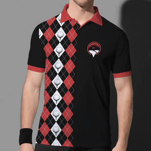 Polo de golf de secado rápido con logotipo personalizado al por mayor, Polo de golf transpirable, Polo de golf de poliéster 100% para hombre - Product Image 6