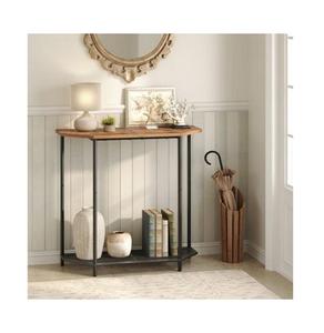 Table console en métal au charme antique rustique parfaite pour ajouter une touche d'élégance vintage aux entrées au meilleur prix - Product Image 2