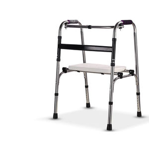 2024 Adult Lightweight Medical Grade Folding Upright Rollator <b>Walker</b> with High Quality Steel Manual - Product Image 1