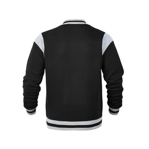 Nouvelle tendance Logo personnalisé broderie classique Noir Couple Collège Bas Prix Baseball Veste pour homme Letterman Veste universitaire pour homme - Product Image 2