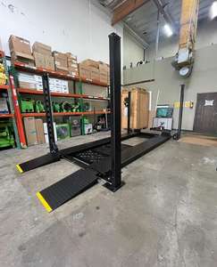 Nuevo Elevador de Autos de 4 Postes, 4 Toneladas, Equipo Hidráulico para Garaje Automotriz |   Elevador de Autos de Cuatro Postes, 4000 kg, Elevador Profesional para Vehículos - Product Image 3