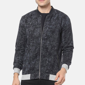 Blouson Bomber Homme Hiver Personnalisé OEM en Gros Col Montant Écologique Coupe-Vent Respirant Design Urbain Logo Personnalisé - Product Image 1
