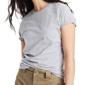 เสื้อยืดแบบสวมหัวสำหรับผู้หญิงเสื้อยืดแบบสวมหัวแบบซักได้พิมพ์โลโก้แบบกำหนดเอง - Product Image 1