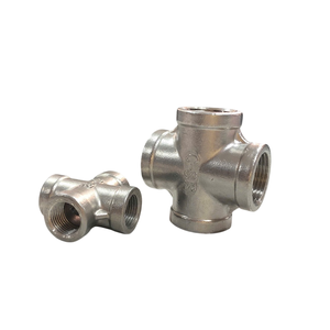 Accesorios de tubería cruzada de 4 vías de acero inoxidable personalizados de alta especificación superficie lisa OEM/ODM para varias industrias - Product Image 1