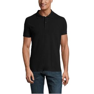 เสื้อโปโลสำหรับผู้ชายใส่สบายมากผ้าคอตตอน100% แห้งเร็วเสื้อเจอร์ซีย์แขนสั้นสีพื้น - Product Image 5