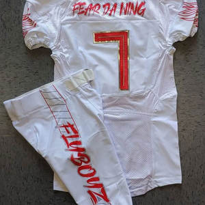 Camiseta de Fútbol Americano Personalizada, Transpirable, de Manga Corta, Uniforme de Fútbol 7v7 - Product Image 1