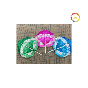 Handfan en bambou tissé à partir de bandes de bambou naturel, idéal pour le refroidissement d'été, les fêtes et l'artisanat traditionnel, origine Vietnam - Product Image 6