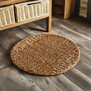 TienPhong napperon rond en jonc de mer en gros-tapis de table naturel tissé à la main pour décor de table à manger et style de maison écologique - Product Image 3