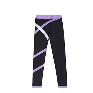 OEM personnalisé taille haute bout à bout Leggings de gymnastique pour femmes taille élastique grande taille long solide logo Leggings pour femmes - Product Image 4