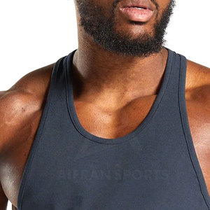 เสื้อกล้ามออกกำลังกายสำหรับผู้ชายเสื้อกล้ามสีโอเอ็มผลิตตามสั่ง - Product Image 5