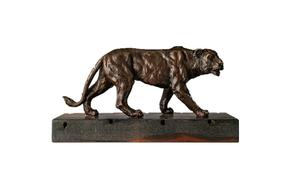 God Platedทองเหลืองทําสัตว์ประติมากรรมเครื่องประดับสําหรับHome Hotelตารางตกแต่งการใช้งานเครื่องประดับโลหะประติมากรรมในราคาขายส่ง - Product Image 5