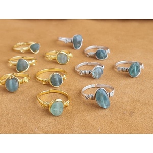 Gold and Silver Plated Fashion <b>Rings</b> with Unique Stone Design for Resale - Product Image 1