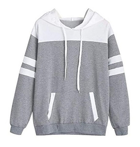 Vente en gros de sweat-shirts pour femmes, design décontracté, tricotés en 100% coton, molleton 320 g/m², uni, respirant, sérigraphie, automne/hiver - Product Image 3