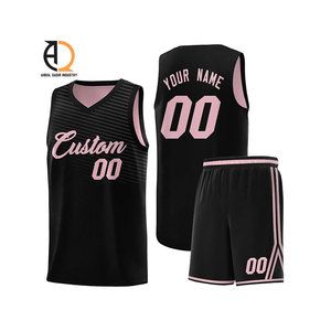 Maillot de basket-ball à sublimation personnalisée ensemble de shorts maille respirante à séchage rapide hommes uniforme de l'équipe de jeunes 100% vêtements de basket-ball en polyester - Product Image 1