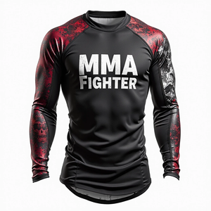 Vêtements de sport respirants personnalisés MMA sublimés pour l'entraînement en salle de sport et la performance athlétique, vente en gros - Product Image 3