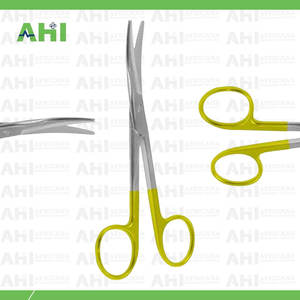 กรรไกร Mayo Scissors Supercut 140 มม. ทังสเตนคาร์ไบด์ โค้ง สำหรับผ่าตัด ทำจากสแตนเลสสตีล ใช้ด้วยมือ ได้รับการรับรองมาตรฐาน CE คุณภาพสูง - Product Image 3
