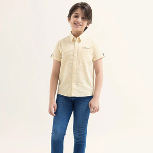 La mejor camisa con estampado de cuello alto para niños, soporte de logotipo personalizado, 100% algodón, diseño informal de gran tamaño, venta al por mayor en línea, colores sólidos individuales - Product Image 1