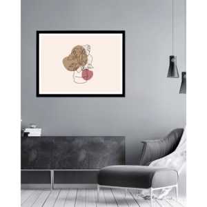 Cadre photo classique en bois 90 x 120 cm en MDF, décoratif noir, pour affiches A3 et photos A4, idéal pour la maison - Product Image 3