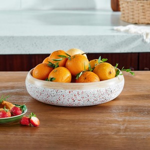 Nouveau design bol à manger en bambou filé ensemble de vaisselle de luxe meilleure vente de bols en fibre de bobine naturelle - Product Image 6