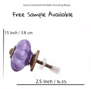 Tiradores de cerámica modernos, púrpura violeta neón para cocina, baño, sala de estar, manija de puerta de cajón de gabinete de alta calidad [CK] - Product Image 3