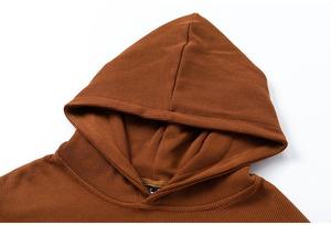 Bulk 100% Cotton Puff Printing Streetwear Full Zip up <b>Hoodie</b> Manufacturers Custom Logo Oversize Pullover Heavyweight Hoodies - Product Image 2