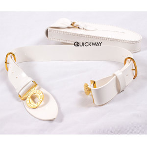 Ceinture de tambour latérale en PVC/élingues de tambour latérales PVC/ceinture de cérémonie en PVC blanc - Product Image 2