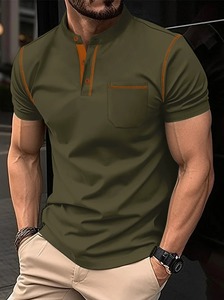 Polo profesional para hombre de venta del fabricante, de algodón transpirable, diseño único, estilo informal, talla grande, calidad, barato - Product Image 3